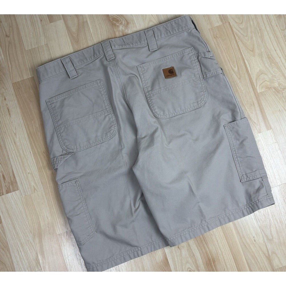 Mens Carhartt Carpenter Shorts / Beige / Size 38 / Y2K / Baggy Long
